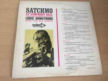 Louis Armstrong And The All Stars ‎– Satchmo At Symphony Hall 2 LP