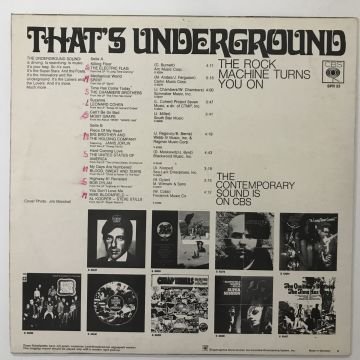 That's Underground (Multicolor Renkli Plak)