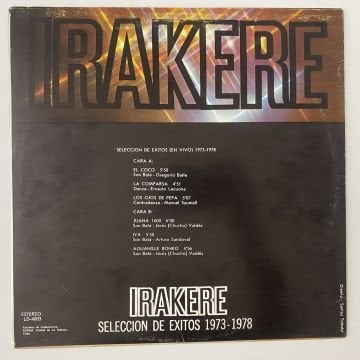 Irakere – Seleccion De Exitos 1973 - 1978 Volumen 1