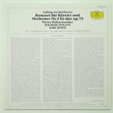 Ludwig van Beethoven - Wiener Philharmoniker · Maurizio Pollini · Karl Böhm – Klavierkonzert Nr.5 · ''Emperor'' Concerto