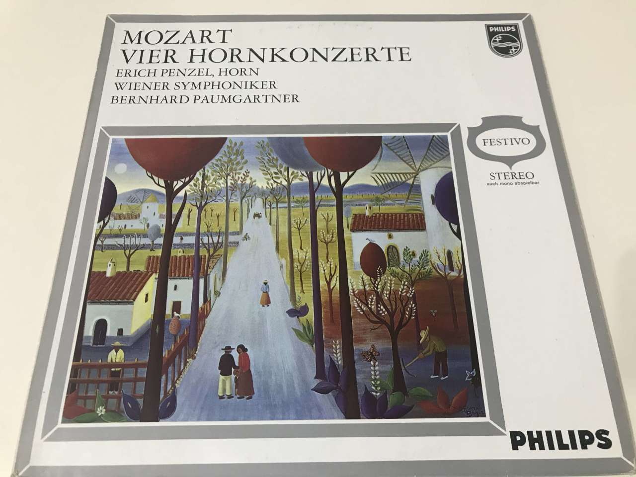 Mozart - Erich Penzel , Horn, Wiener Symphoniker , Ltg. Bernhard Paumgartner – Horn-Konzerte D-dur Kv 412 / Es-dur Kv 495 / Es-dur Kv 417 / Es-dur Kv 447