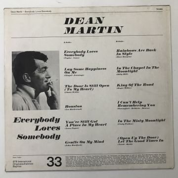 Dean Martin – Everybody Loves Somebody