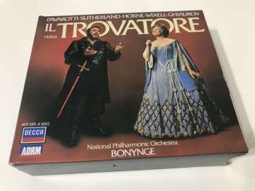 Verdi - Bonynge, Pavarotti, Sutherland, Horne, Wixell, Ghiaurov, National Philharmonic Orchestra – Il Trovatore 2 CD
