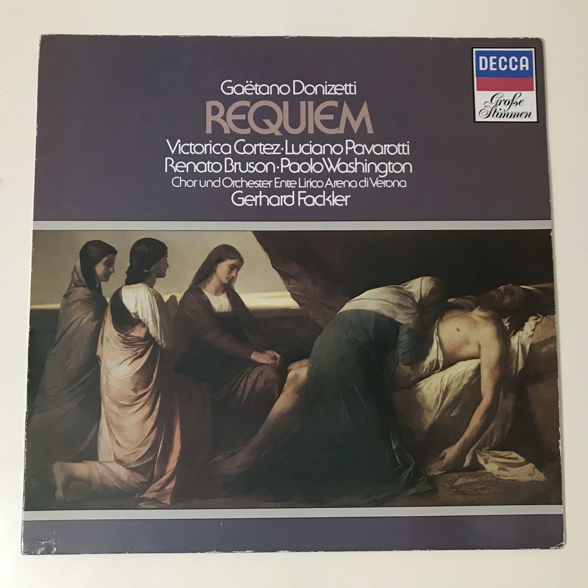Gaetano Donizetti, Viorica Cortez, Luciano Pavarotti, Renato Bruson, Paolo Washington, Chor Und Orchester Ente Lirco Arena Di Verona, Gerhard Fackler – Requiem