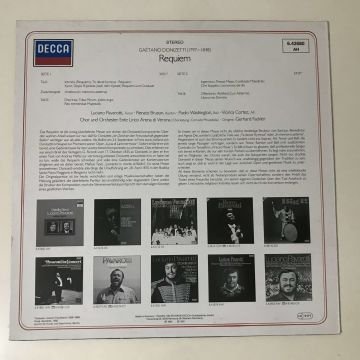 Gaetano Donizetti, Viorica Cortez, Luciano Pavarotti, Renato Bruson, Paolo Washington, Chor Und Orchester Ente Lirco Arena Di Verona, Gerhard Fackler – Requiem