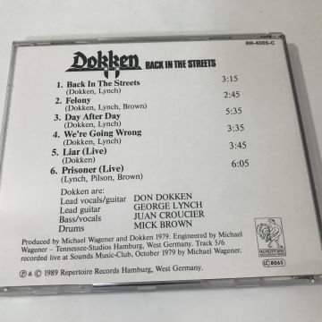 Dokken – Back In The Streets