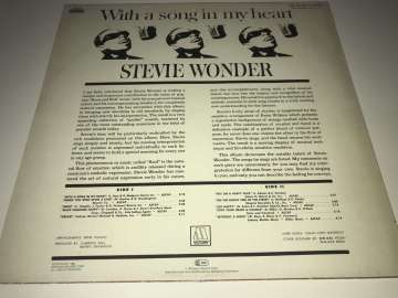 Stevie Wonder ‎– With A Song In My Heart