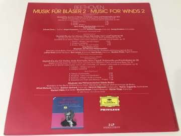 Beethoven – Great Music For Small Ensembles - Music For Winds 2, Quintett Op. 16 - Sextett Op. 81 B - Septett Op. 20 2 LP