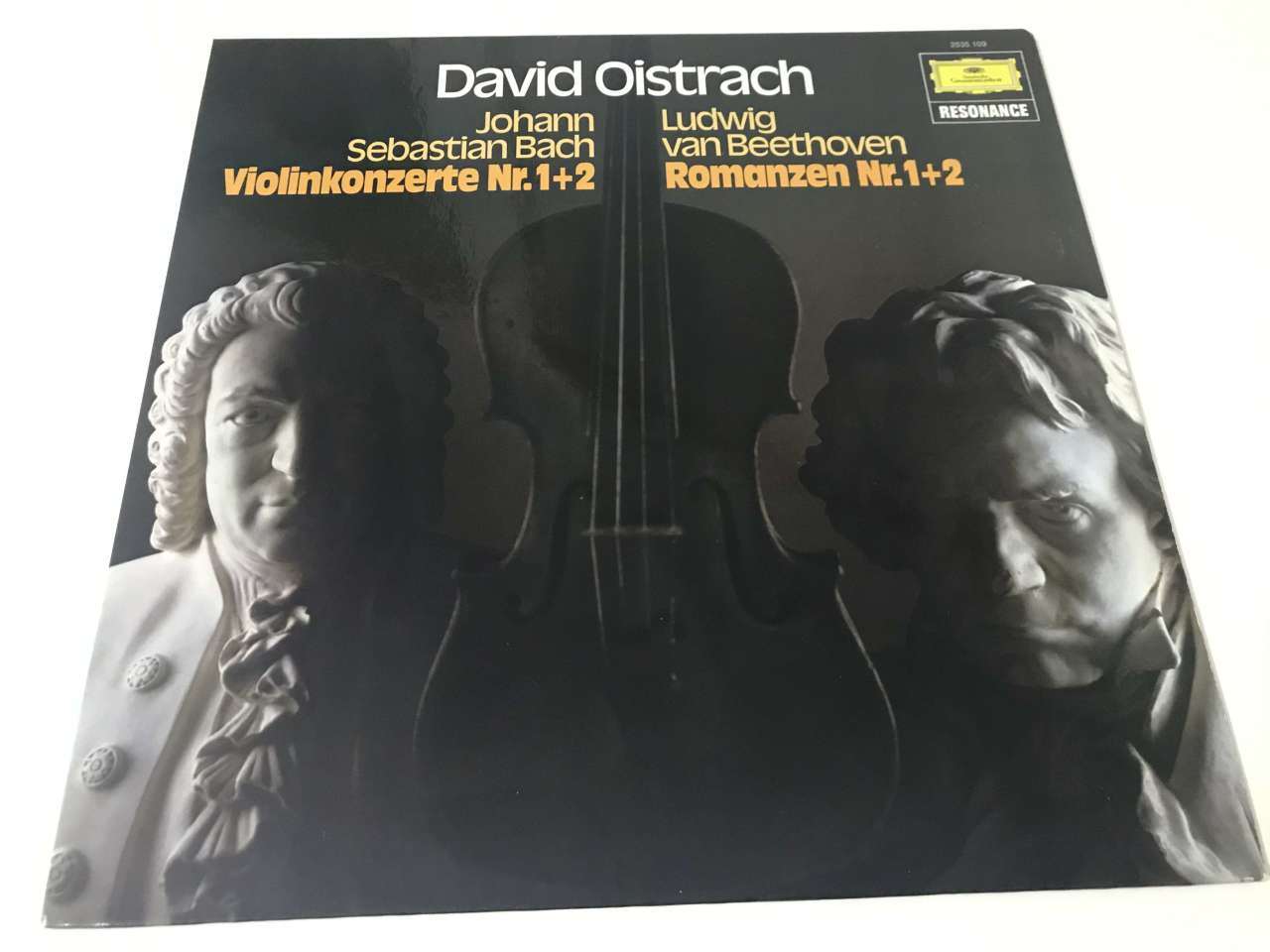 David Oistrach - Johann Sebastian Bach / Ludwig Van Beethoven – Violinkonzerte Nr. 1+2 / Romanzen Nr. 1+2