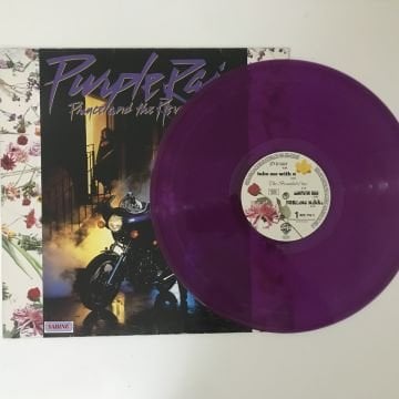 Prince And The Revolution ‎– Purple Rain (Mor Renkli Plak+ Poster)