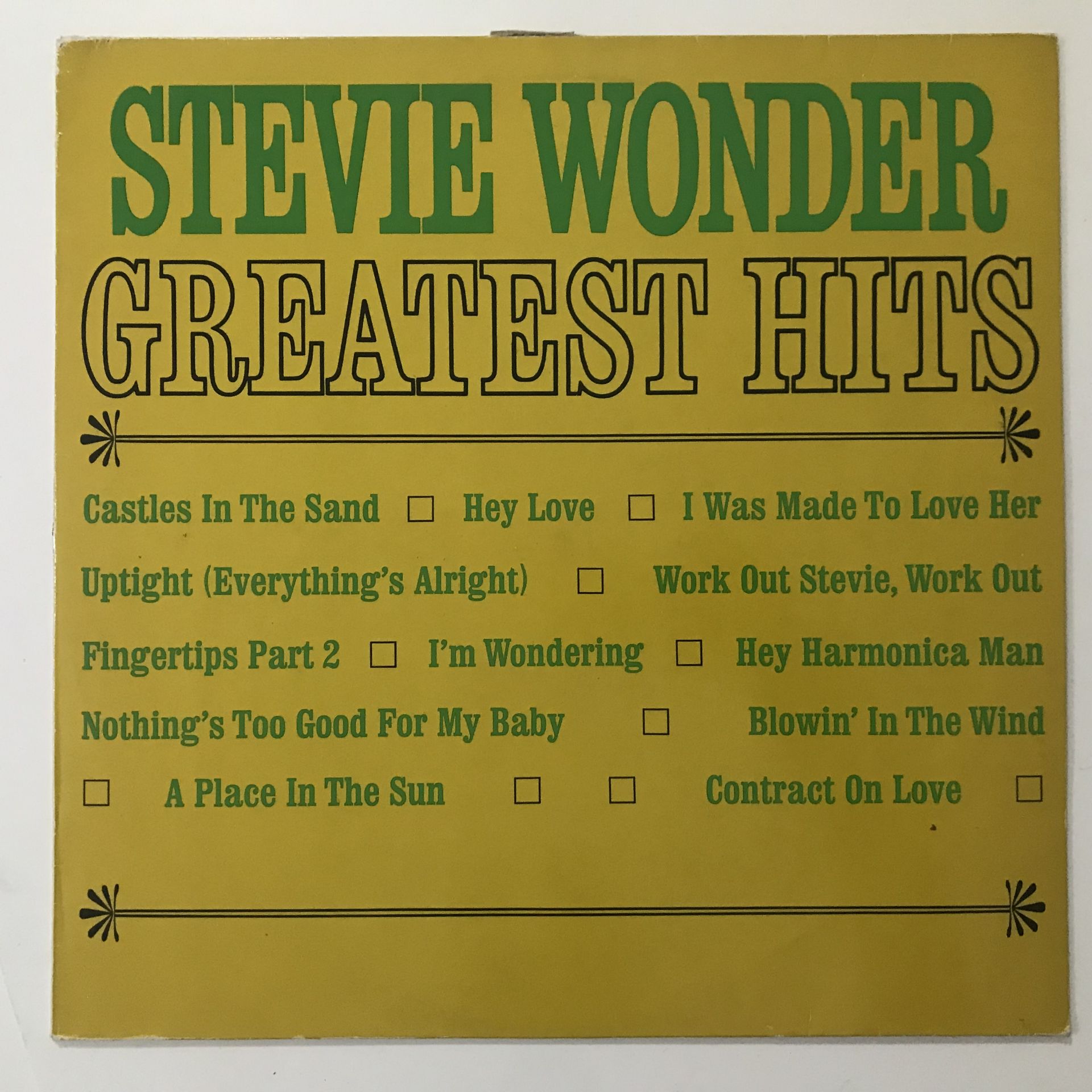 Stevie Wonder ‎– Greatest Hits