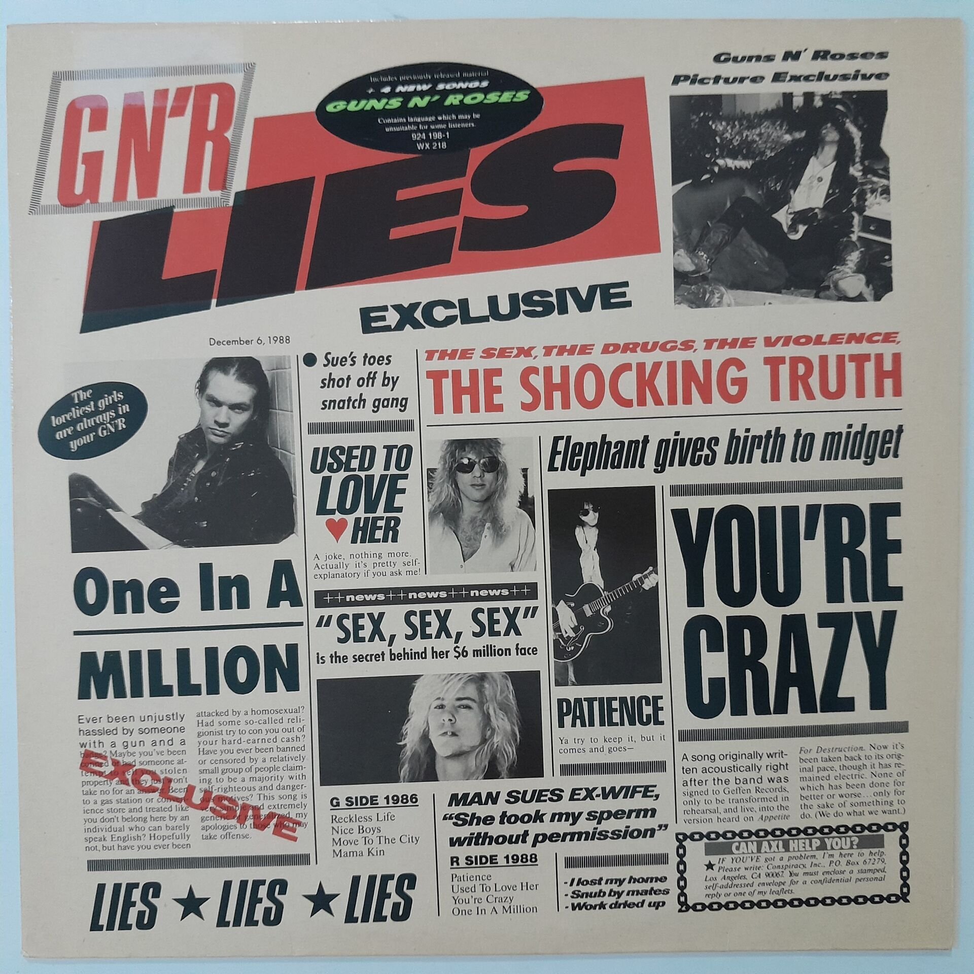 Guns N' Roses – G N' R Lies