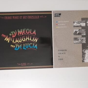 John McLaughlin / Al Di Meola / Paco De Lucía – Friday Night In San Francisco - Passion Grace & Fire 2 LP
