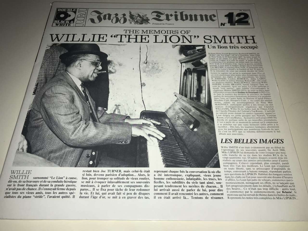 Willie ''The Lion'' Smith ‎– The Memoirs Of Willie ''The Lion'' Smith 2 LP