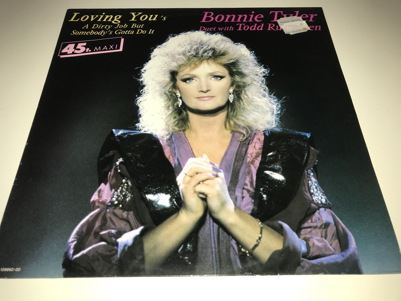 Bonnie Tyler Duet With Todd Rundgren ‎– Loving You's A Dirty Job But Somebody's Gotta Do It