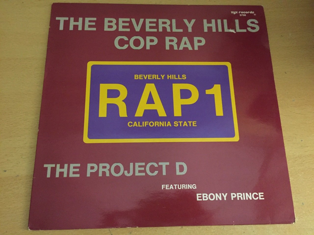 The Project D featuring Ebony Prince ‎– The Beverly Hills Cop Rap