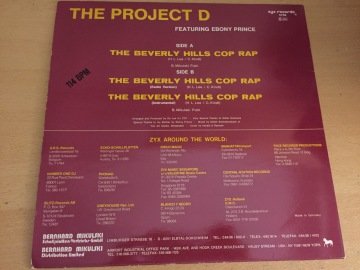 The Project D featuring Ebony Prince ‎– The Beverly Hills Cop Rap