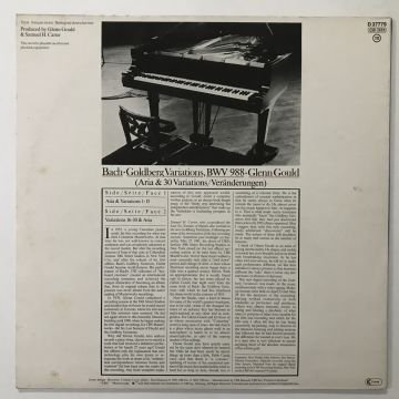 Glenn Gould – Bach: The Goldberg Variations