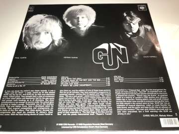Gun ‎– Gun ( Beyaz Renkli Plak )