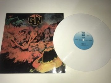 Gun ‎– Gun ( Beyaz Renkli Plak )