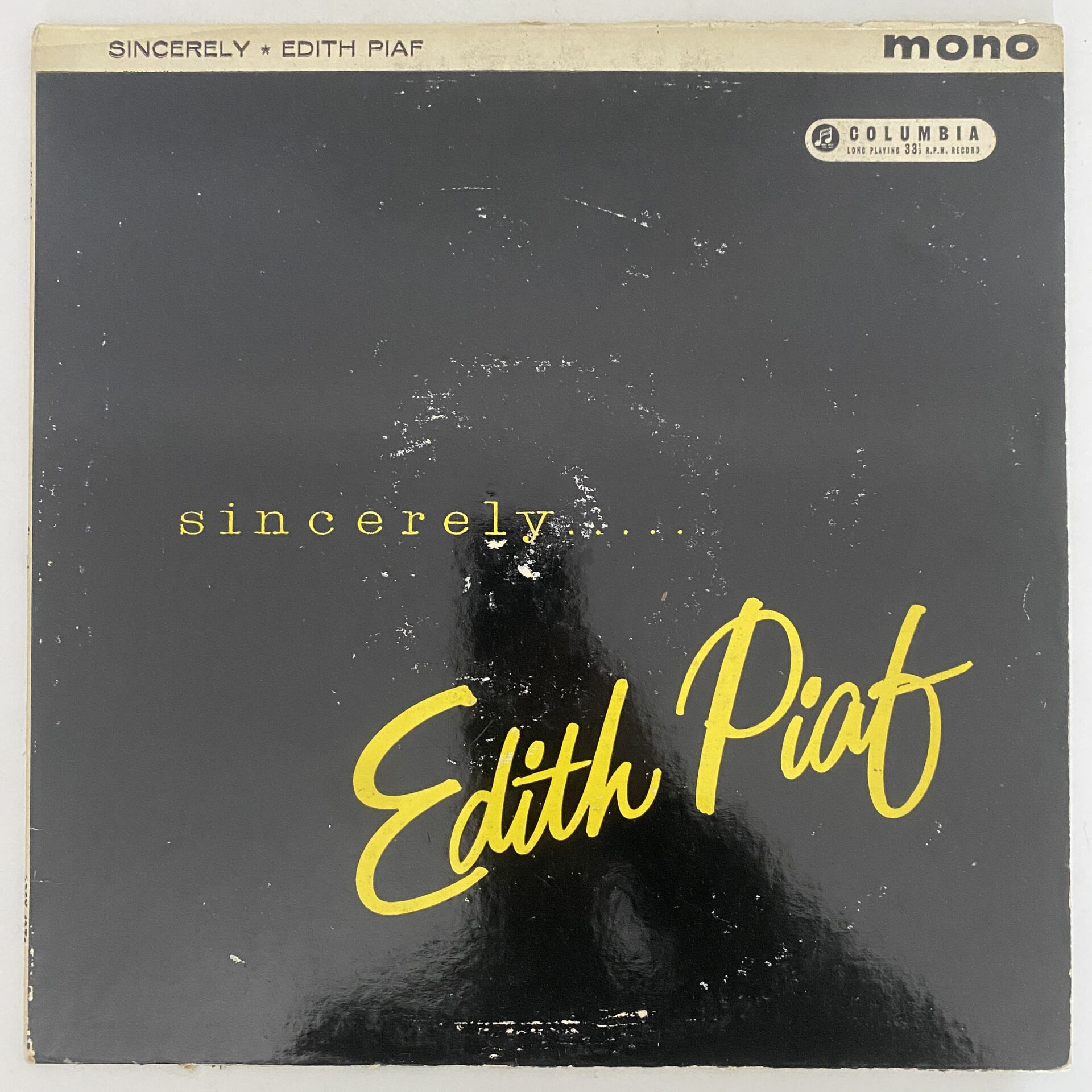 Edith Piaf – Sincerely.....Edith Piaf