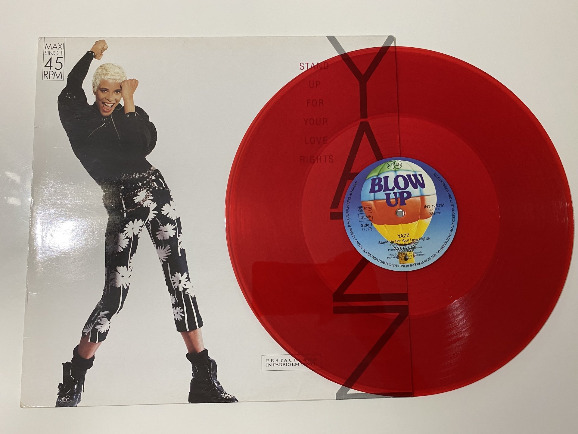 Yazz – Stand Up For Your Love Rights (Kırmızı Renkli Plak)