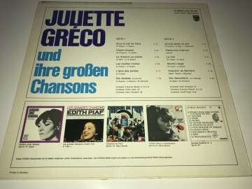 Juliette Gréco – Und Ihre Großen Chansons