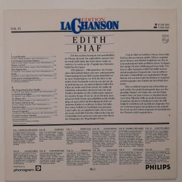 Edith Piaf – Edition La Chanson - Edith Piaf / Vol. 1