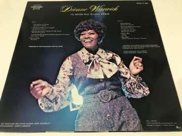 Dionne Warwick ‎– I'll Never Fall In Love Again