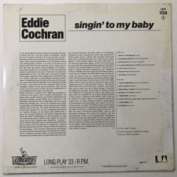 Eddie Cochran – Singin' To My Baby