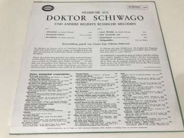 Filmmusik Aus Doktor Schiwago Und Anderen Beliebte Russische Melodien