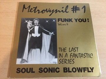 Blowfly ‎– Soul Sonic Blowfly Sarı Renkli Baskı