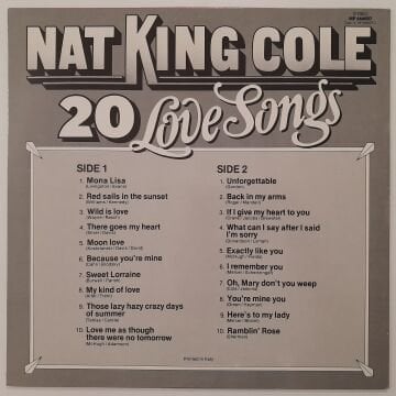 Nat King Cole – 20 Love Songs