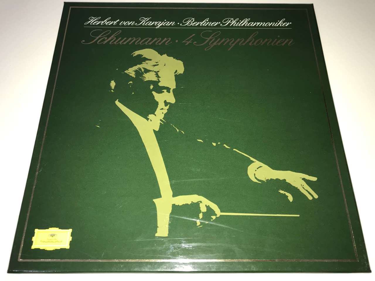 Schumann - Herbert von Karajan, Berliner Philharmoniker – 4 Symphonien 3 LP Kutulu Set