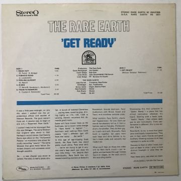 Rare Earth ‎– Get Ready