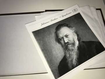 Brahms - Karajan, Berliner Philharmoniker – Brahms • 4 Symphonien 4 LP Kutulu Set