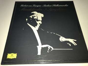 Mendelssohn, Herbert von Karajan, Berliner Philharmoniker – 5 Symphonien 4 LP Kutulu Set