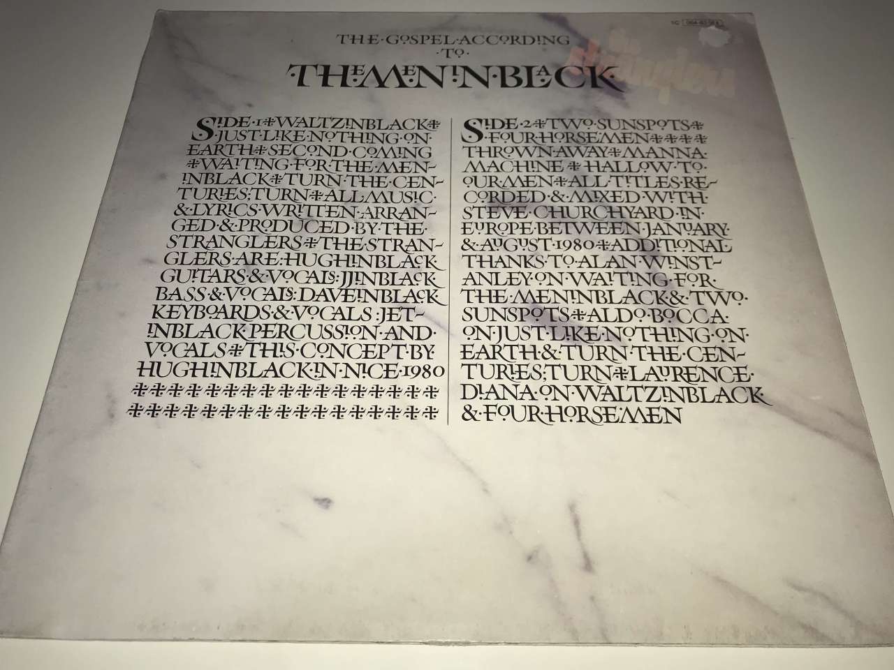 The Stranglers ‎– The Gospel According To The Meninblack