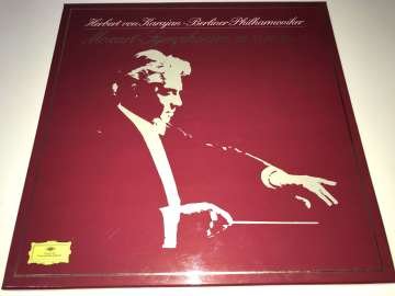 Mozart - Herbert von Karajan · Berliner Philharmoniker – Symphonien 32·35·36·38-41 3 LP Kutulu Set