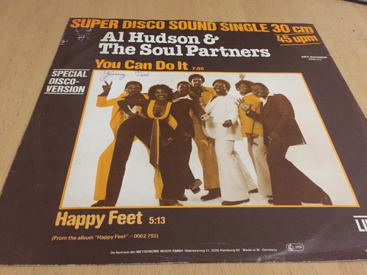 Al Hudson & The Soul Partners* ‎– You Can Do It