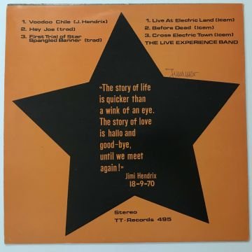 The Live-Experience Band – Voodoo Chile (Live Experience 69-70)