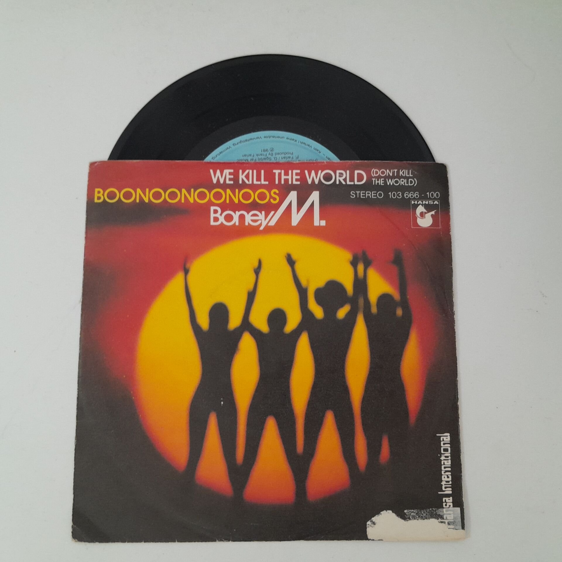 Boney M. – We Kill The World (Don't Kill The World) / Boonoonoonoos