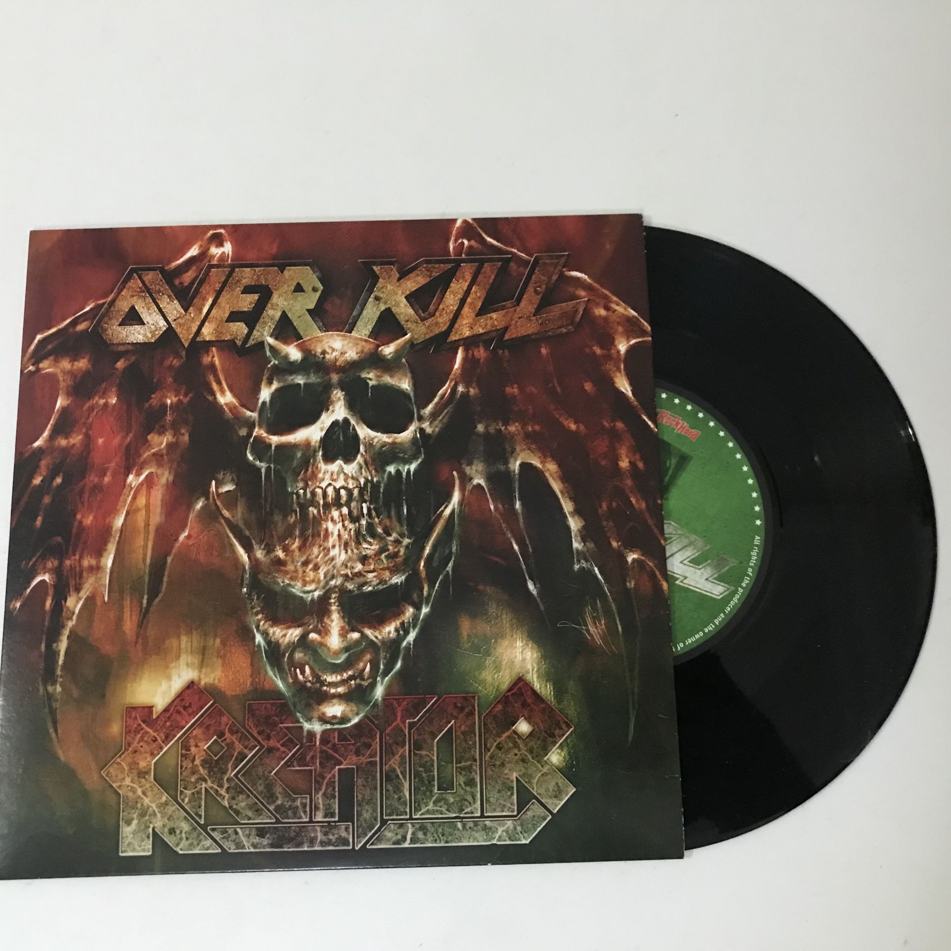Overkill / Kreator – Man In Black / Warrior Heart