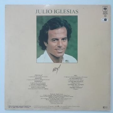 Julio Iglesias ‎– Hey! (Açılır Kapak)