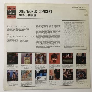 Erroll Garner ‎– One World Concert