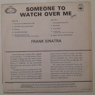 Frank Sinatra – Someone To Watch Over Me