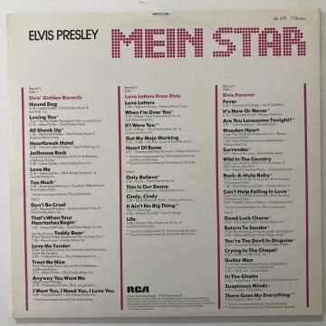 Elvis Presley – Mein Star - Elvis Presley 3 LP