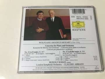 Wolfgang Amadeus Mozart, Rudolf Serkin, London Symphony Orchestra*, Claudio Abbado – Piano Concertos Nos. 21 & 27