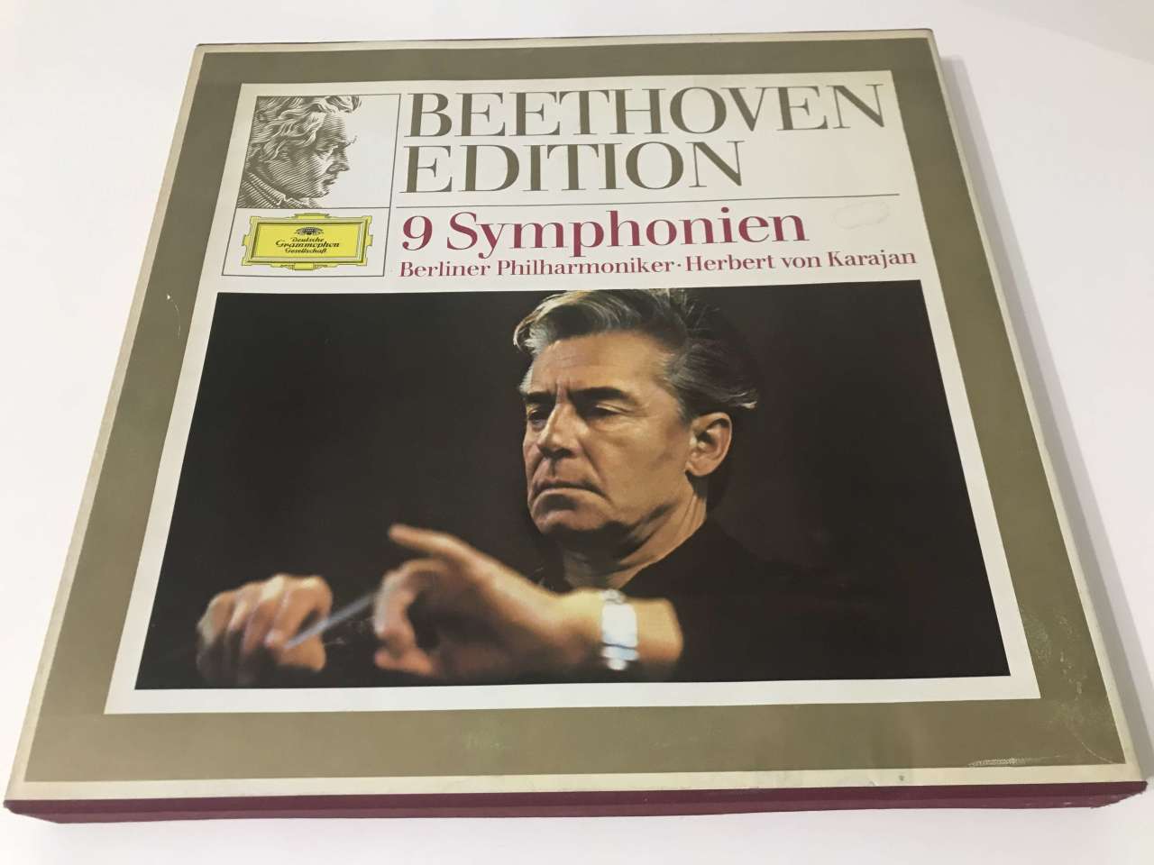 Beethoven, Herbert von Karajan, Berliner Philharmoniker – 9 Symphonien (8 LP Kutulu Set)