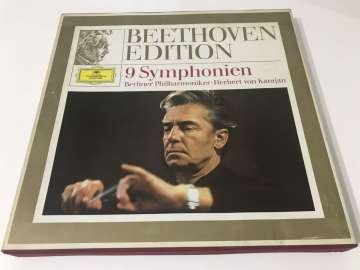 Beethoven, Herbert von Karajan, Berliner Philharmoniker – 9 Symphonien (8 LP Kutulu Set)
